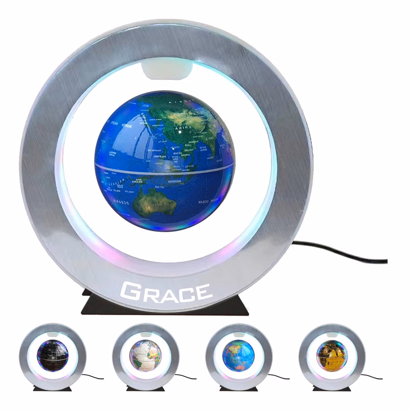 4 inch Rotating Magnetic Levitation Globe Lamp Decor