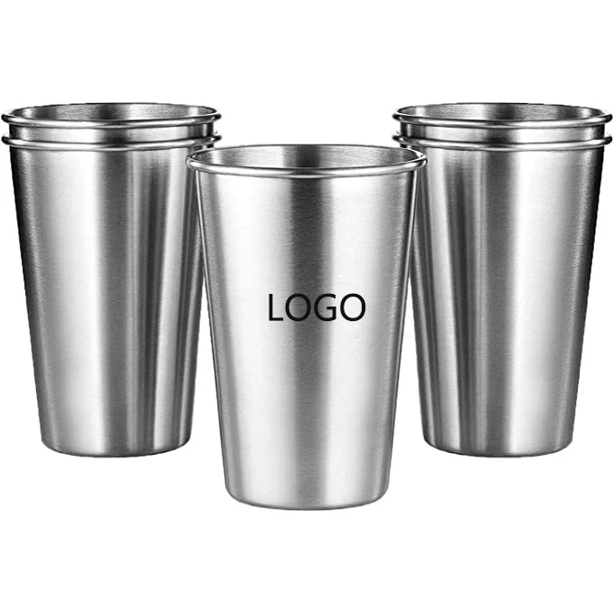 12 OZ Stainless Steel Pint Shatterproof Cup 1