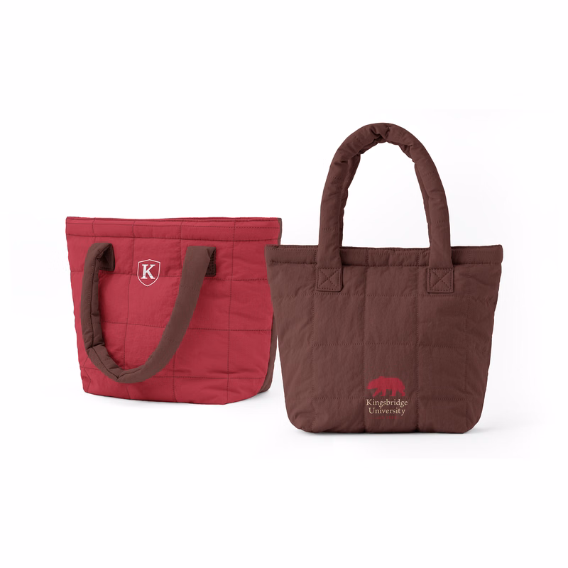 Small Quilted Puffy Tote
