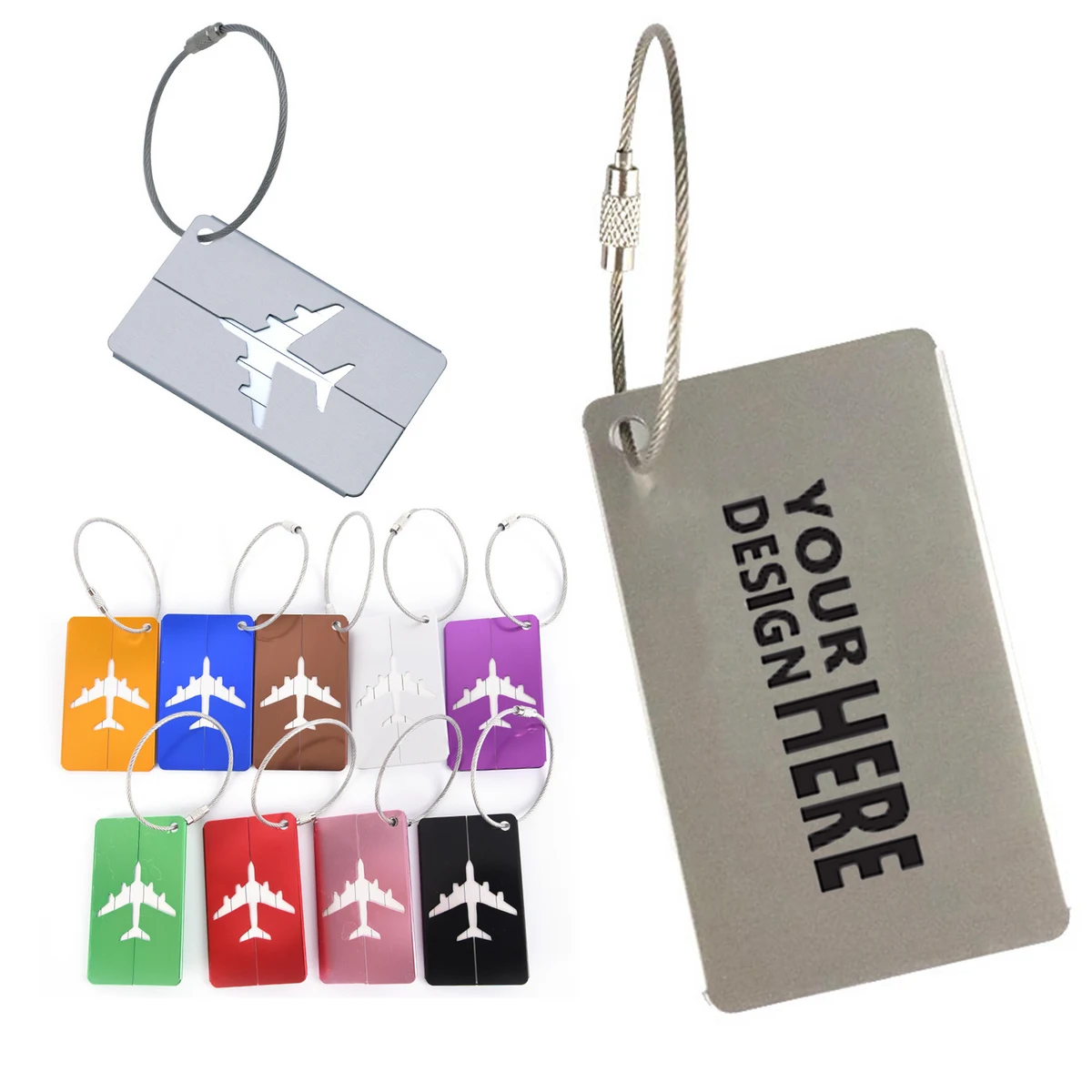 Aluminum Alloy Travel Bag Tag 1