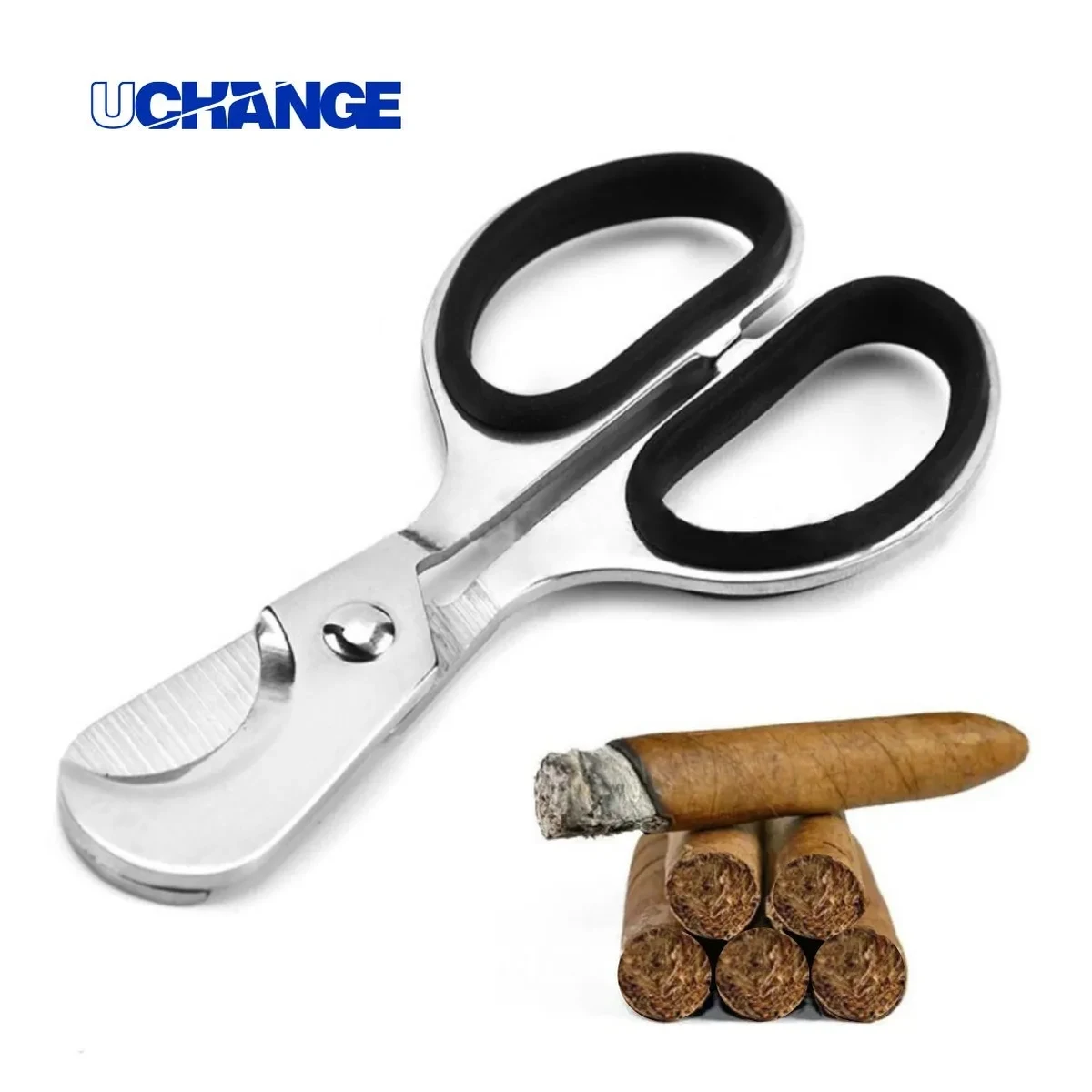 Stainless Steel Tobacco Cigar Scissors Cutter 1