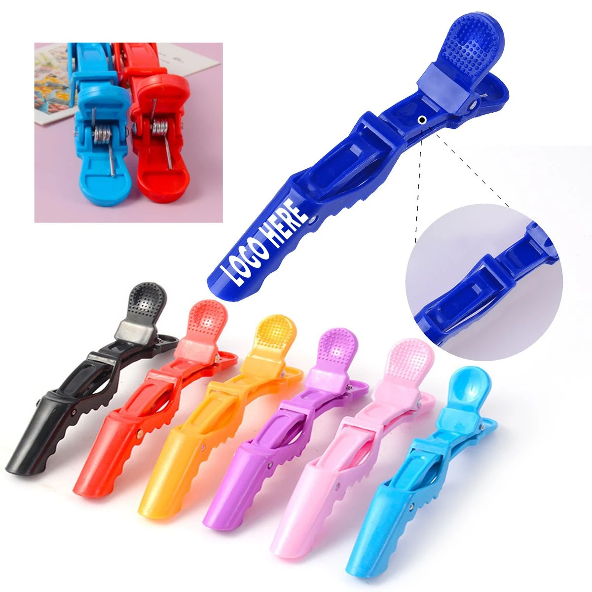 High-Capacity Wave Jaw Crocodile Hair Clip With Deformation-Resistant Spring 1
