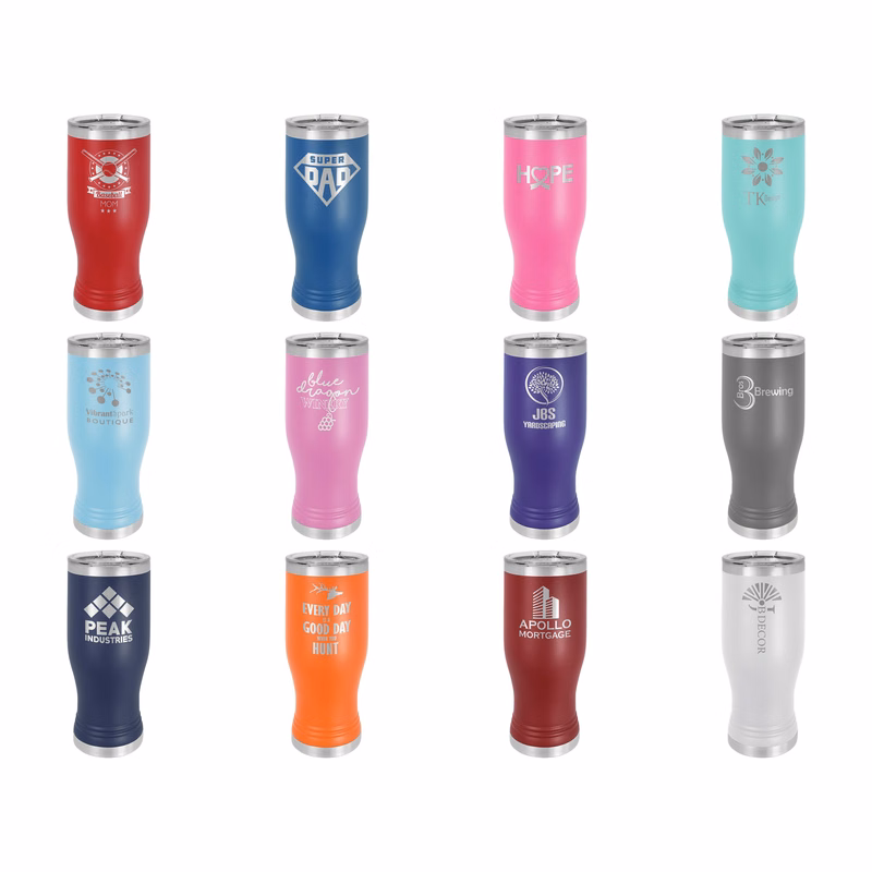 Polar Camel 20 oz Pilsner Tumbler with Standard Lid