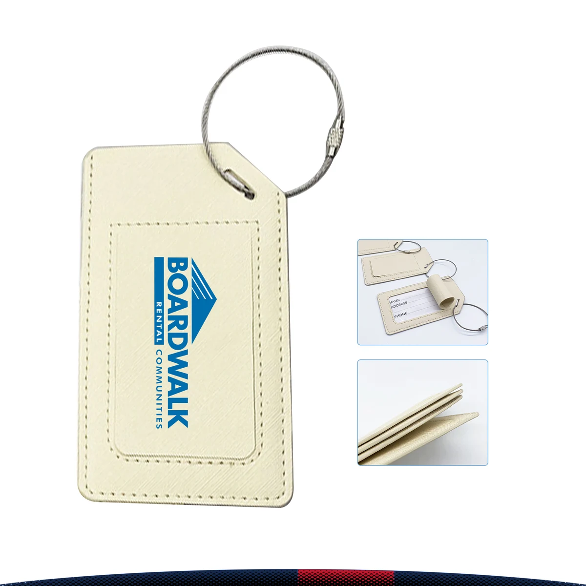 Simple PU Luggage Tag 1
