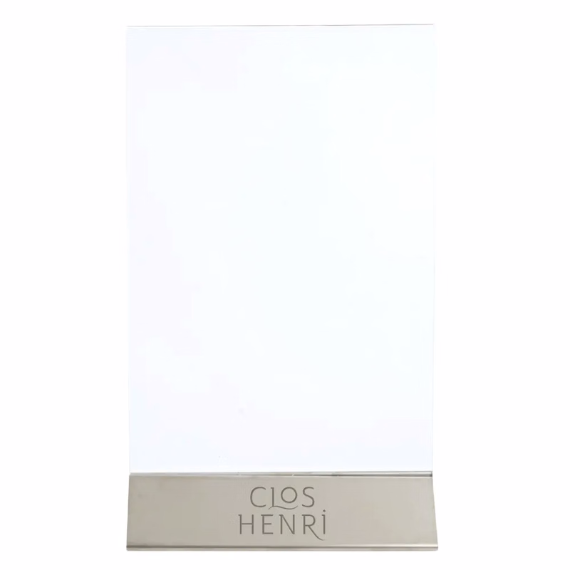 Stainless Steel Acrylic Menu Holder