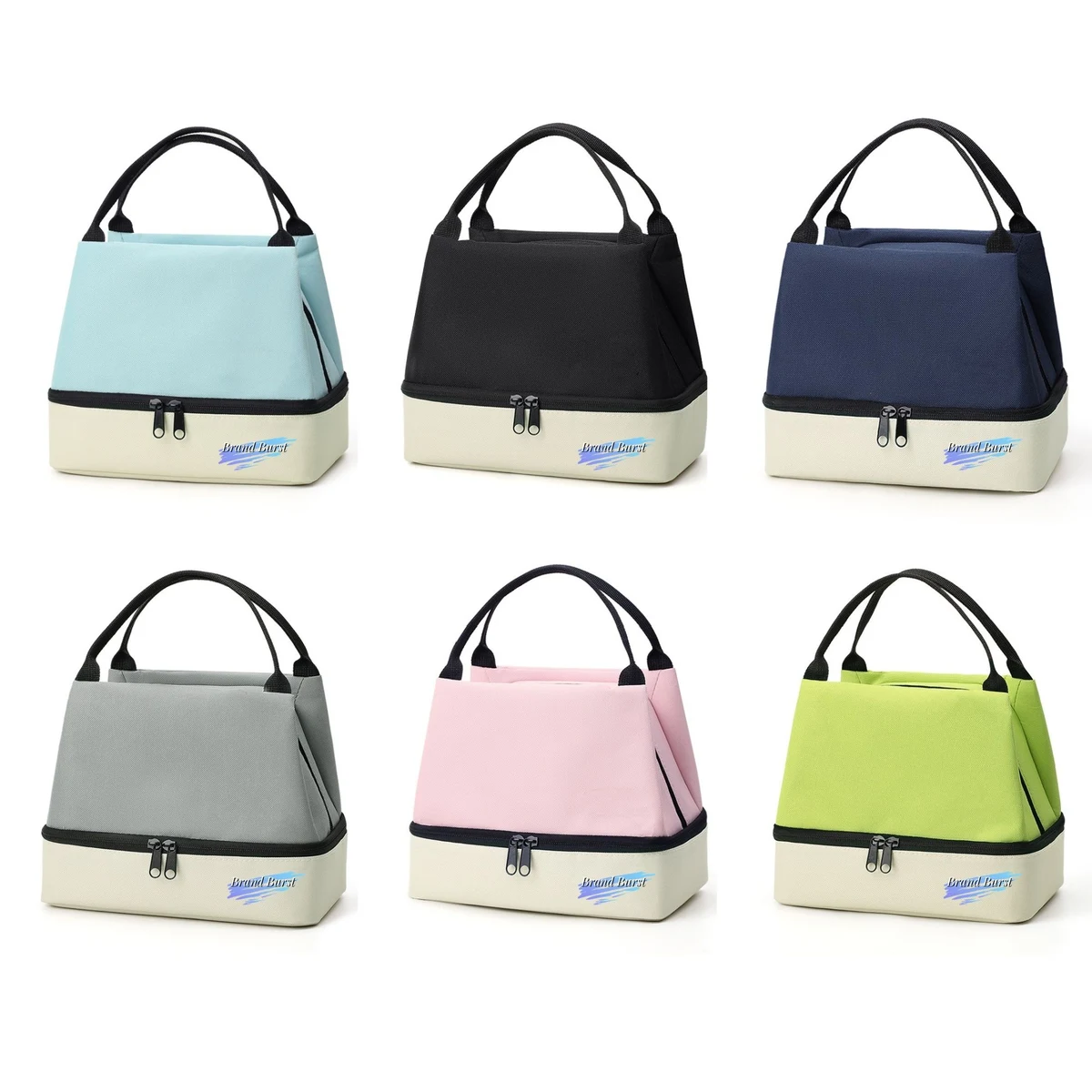 6L Contrast Color Double Layer Cooling Bag 1