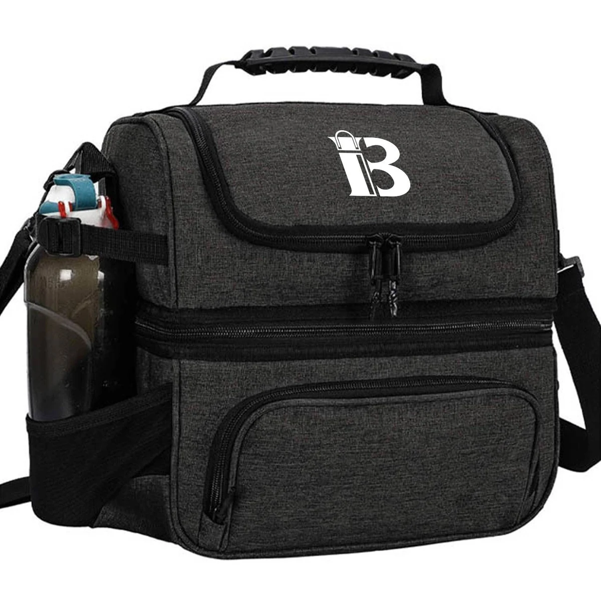 8L Double Deck Oxford Insulated Lunch Bag 1