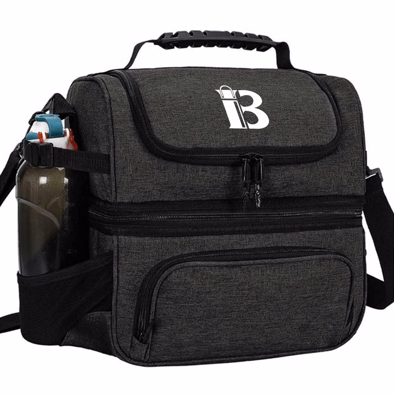 8L Double Deck Oxford Insulated Lunch Bag