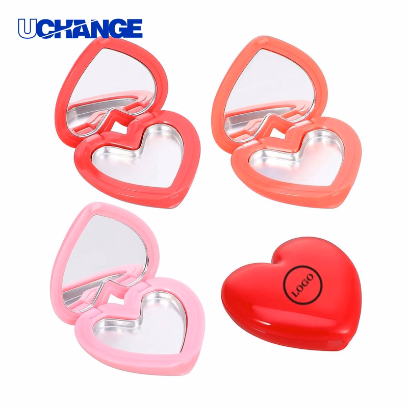 Heart Shape Eyeshadow Makeup Palette with Mirror