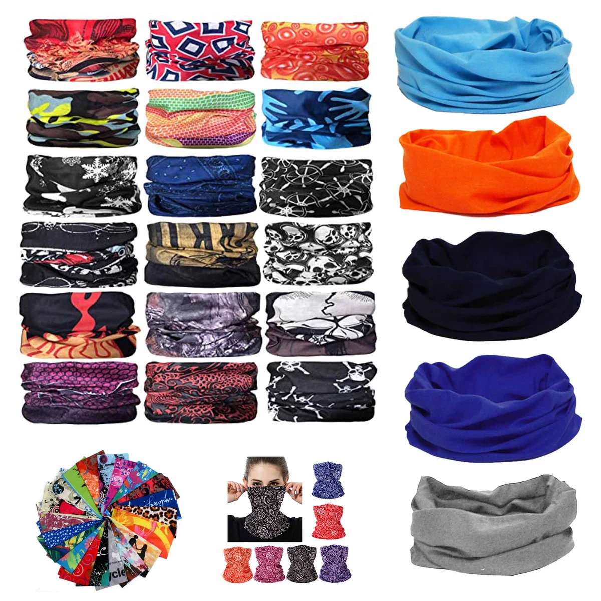 Cotton Face Mask Men Women Bandanas 1