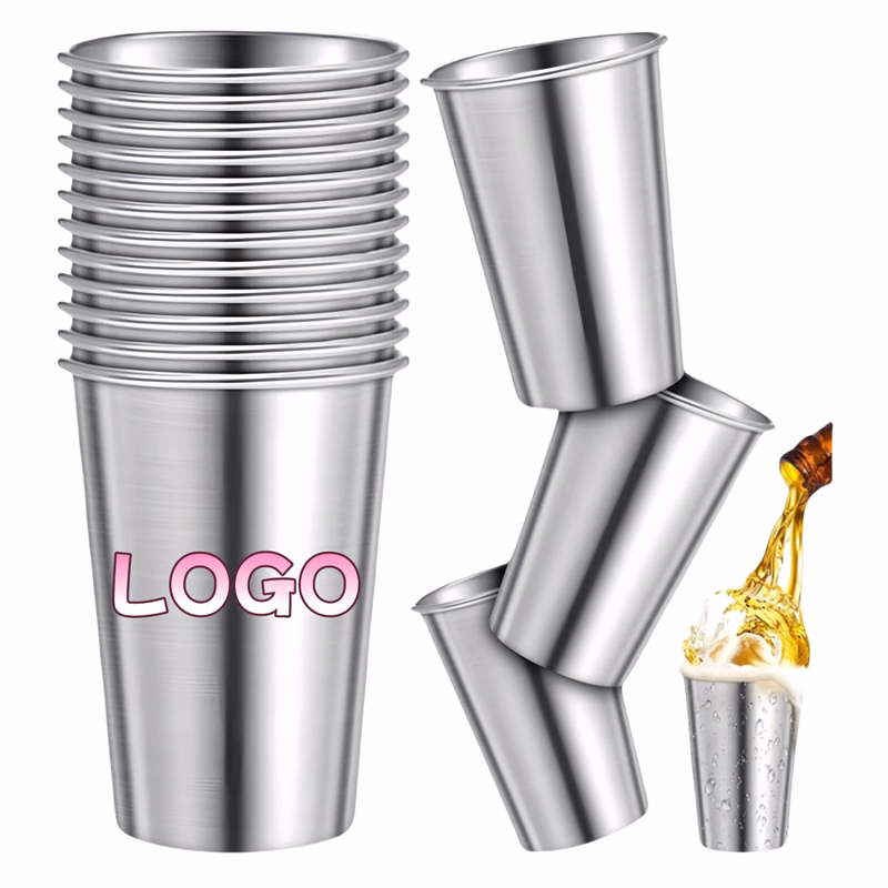 PureSteel 12 oz Metal Drinking Cup