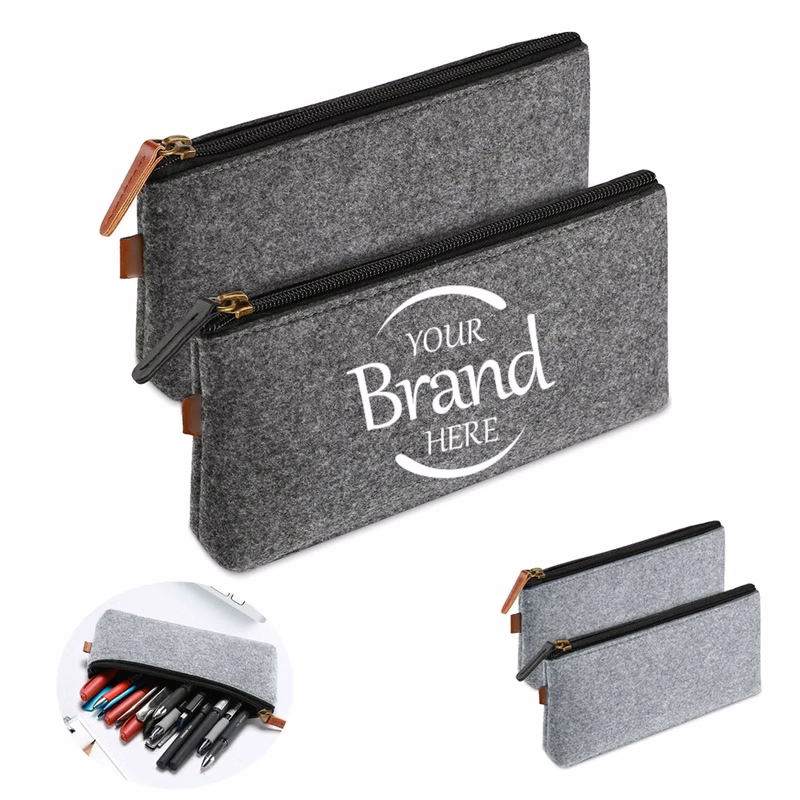 8.5''*3.5'' Felt Pencil Case