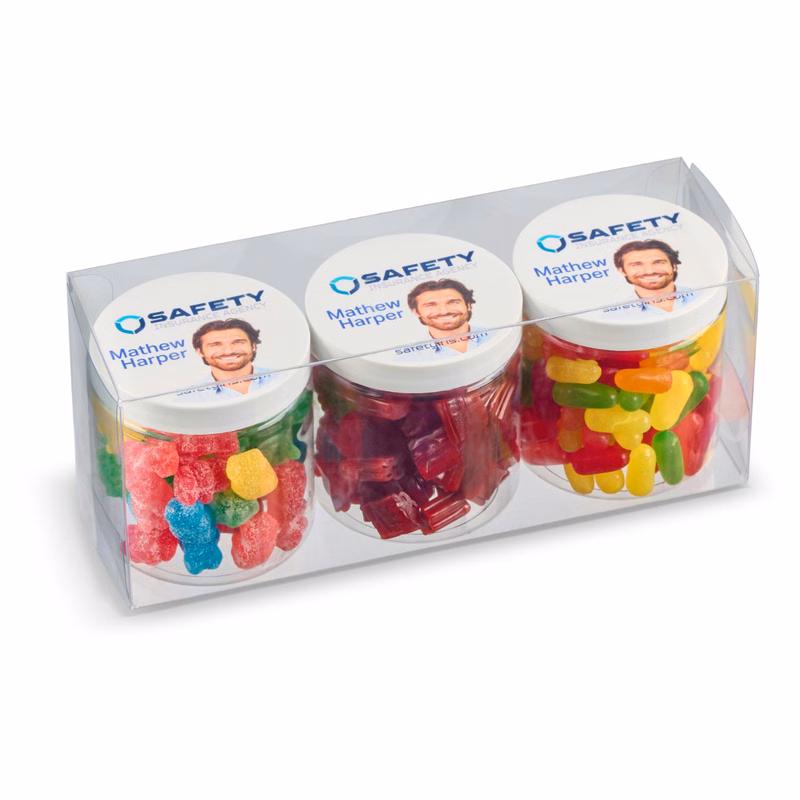 Box holds 3 - 8 oz Jars