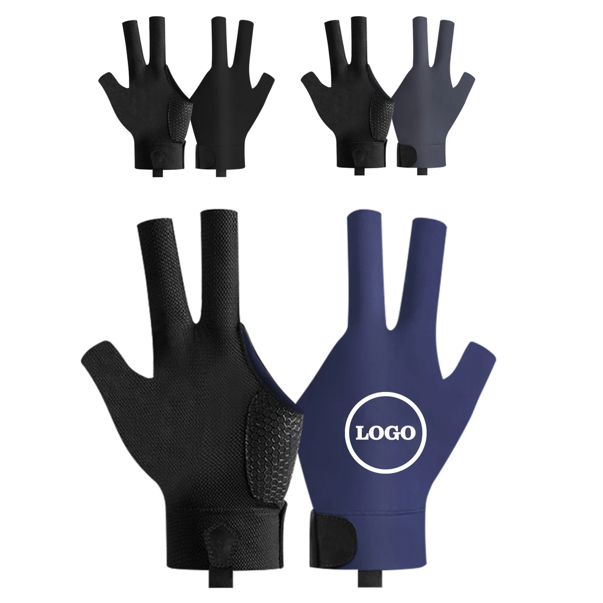 Billiards 3-Finger Glove for Left Hand 1