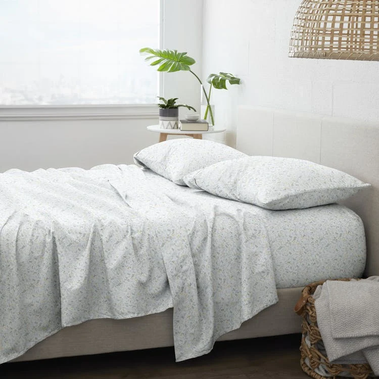 Premium Bed Sheets - Wildflowers Cali King 4 Set 1