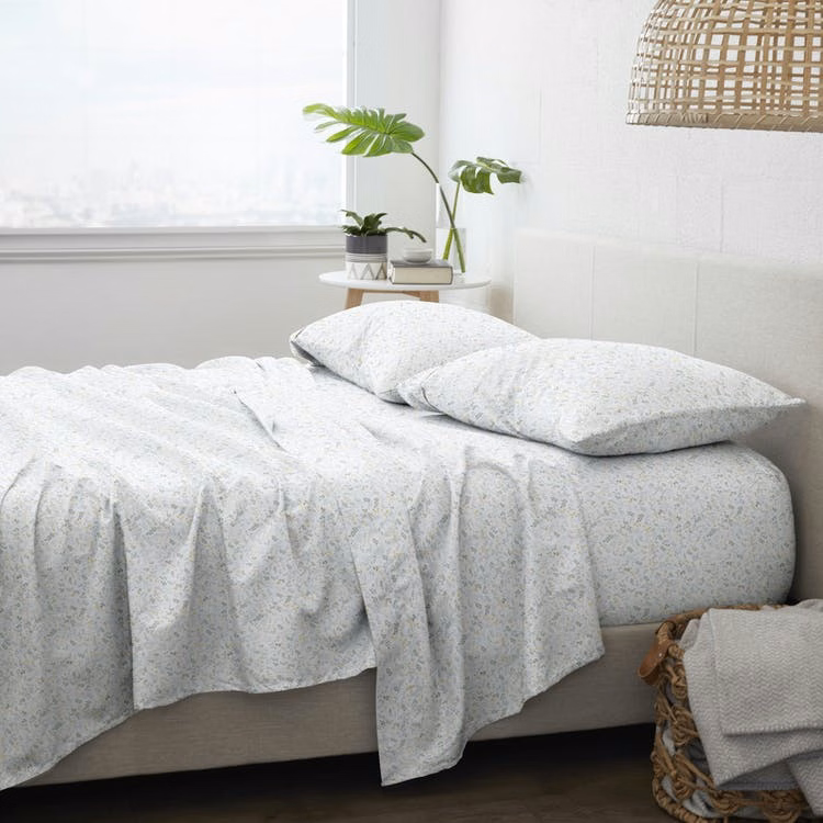 Premium Bed Sheets - Wildflowers Cali King 4 Set