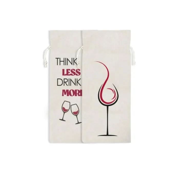 Canvas Wine Bags - Printed, custom tote bag with logo imprint 1