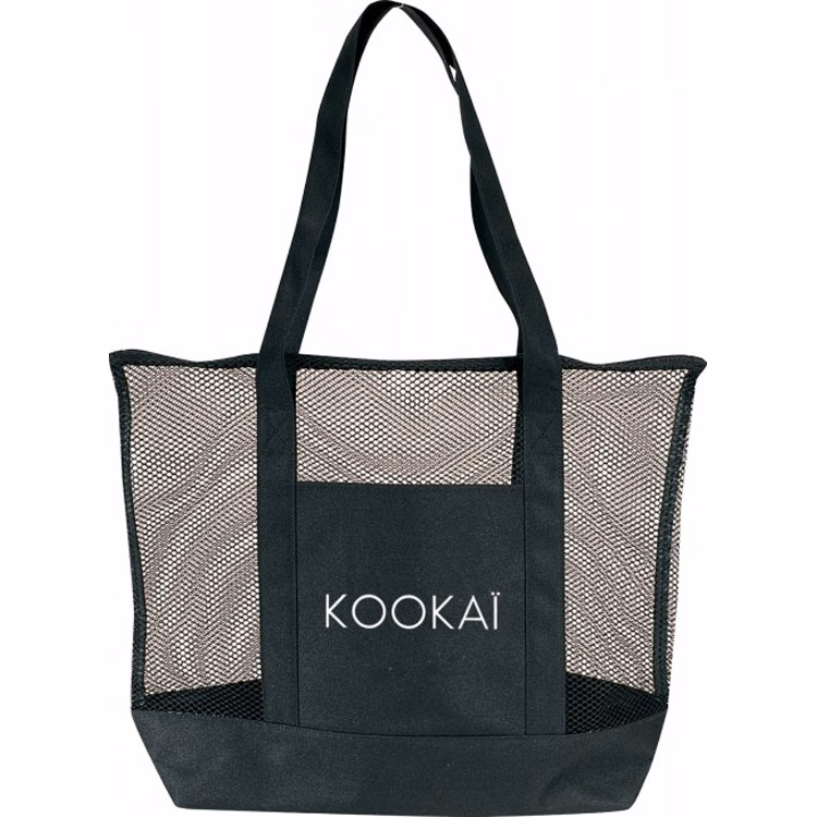 Deluxe Zippered Mesh Tote Bag