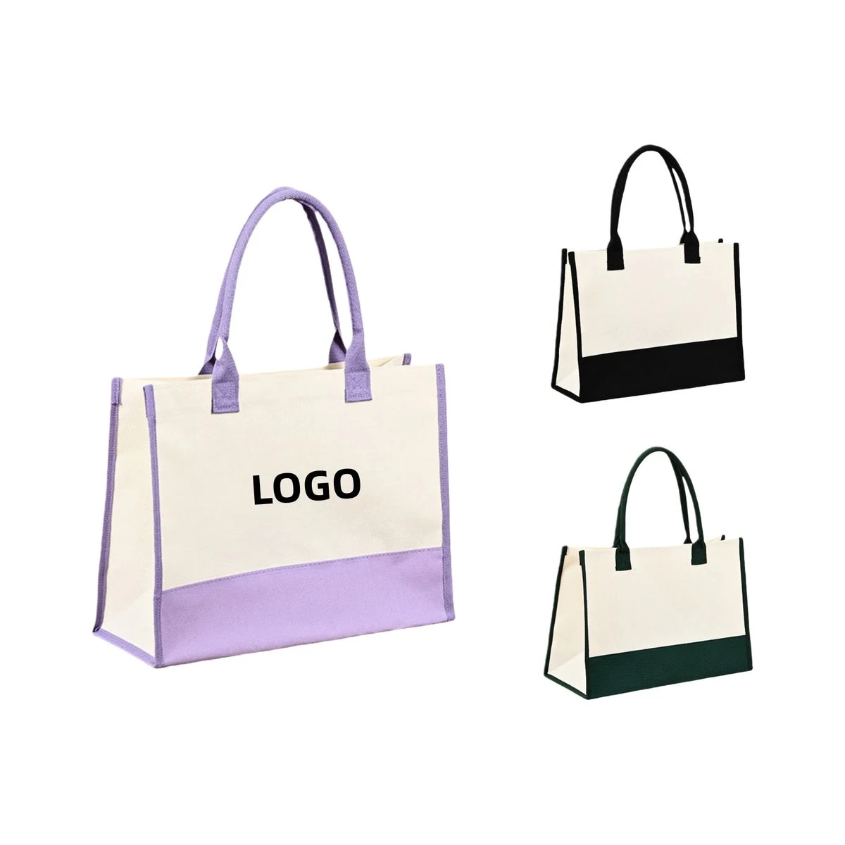 Cotton Fabric Hand Bag, custom tote bag with logo imprint 1