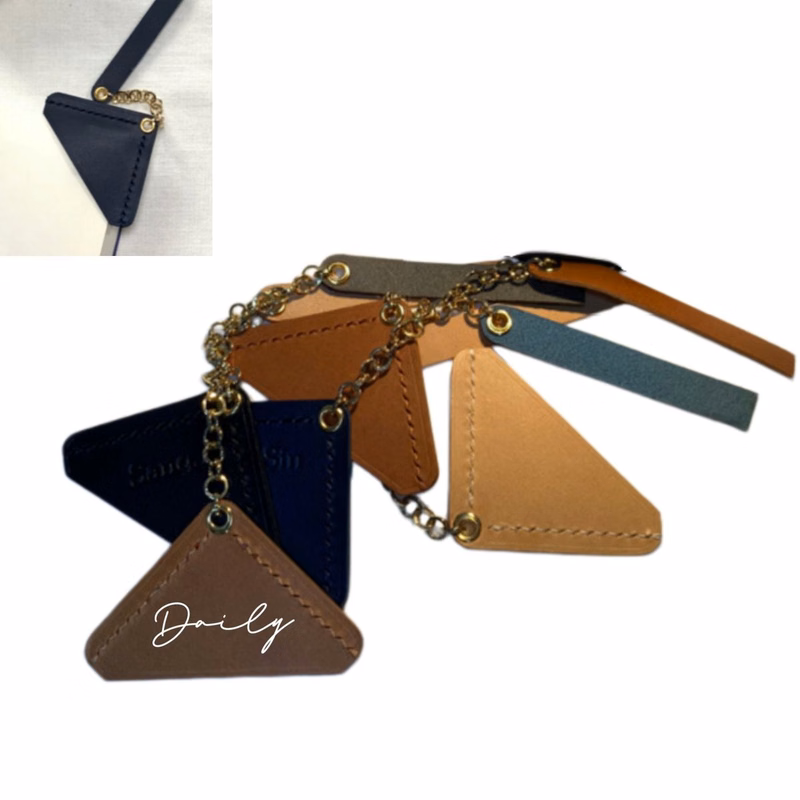 Vintage Stitched PU Leather Bookmark?CHandcrafted Page Marker for Readers