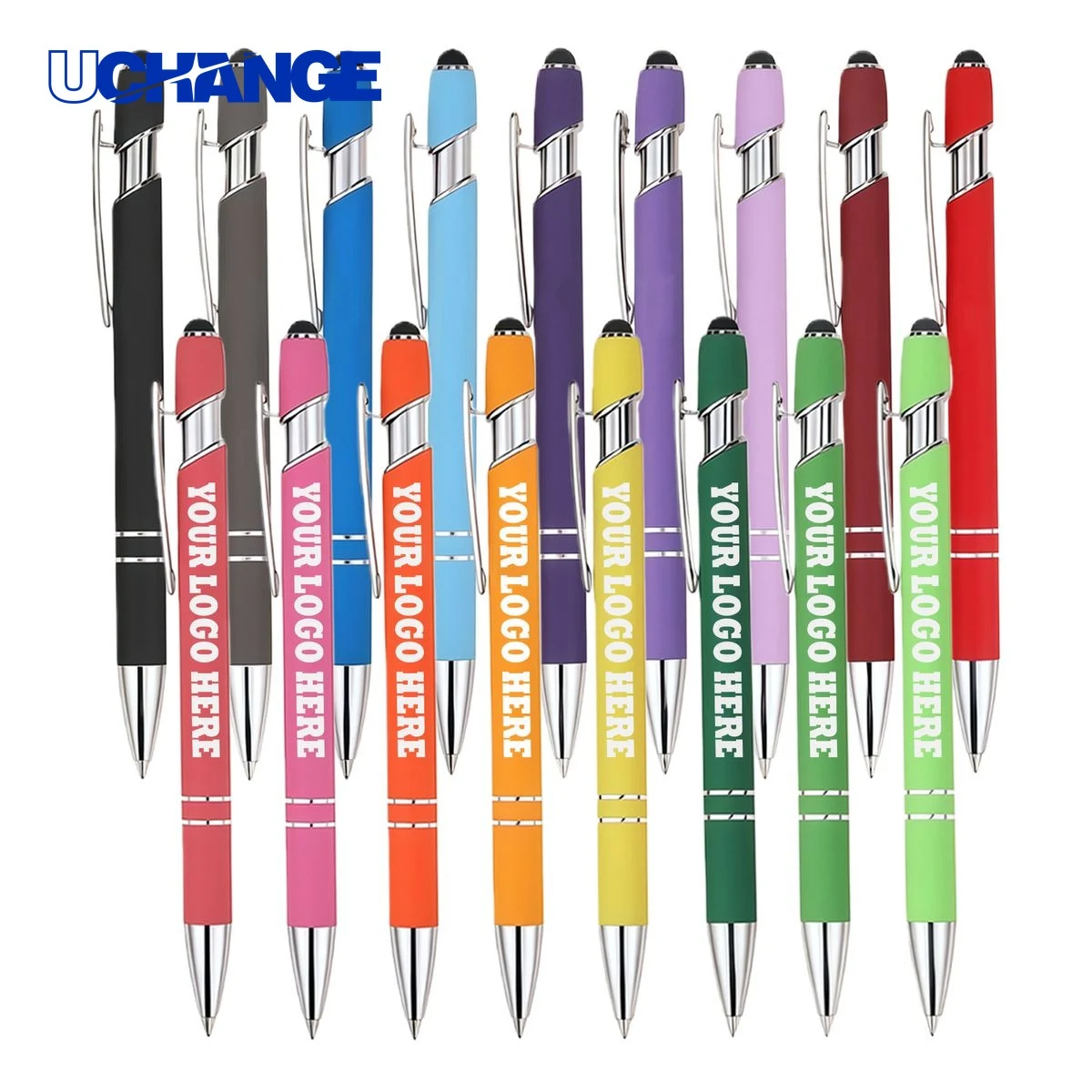 Aluminum Click Pen for Writing, custom pen with logo imprint 1