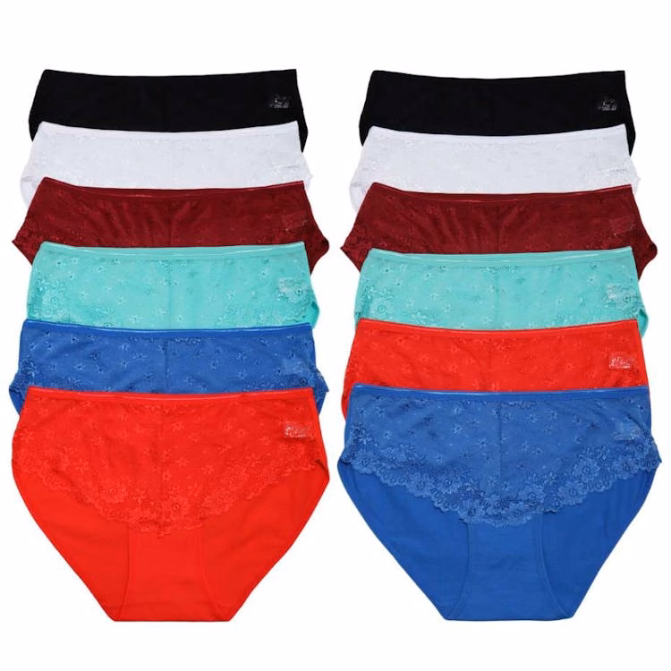 Cotton Hipster Panties - Assorted Colors