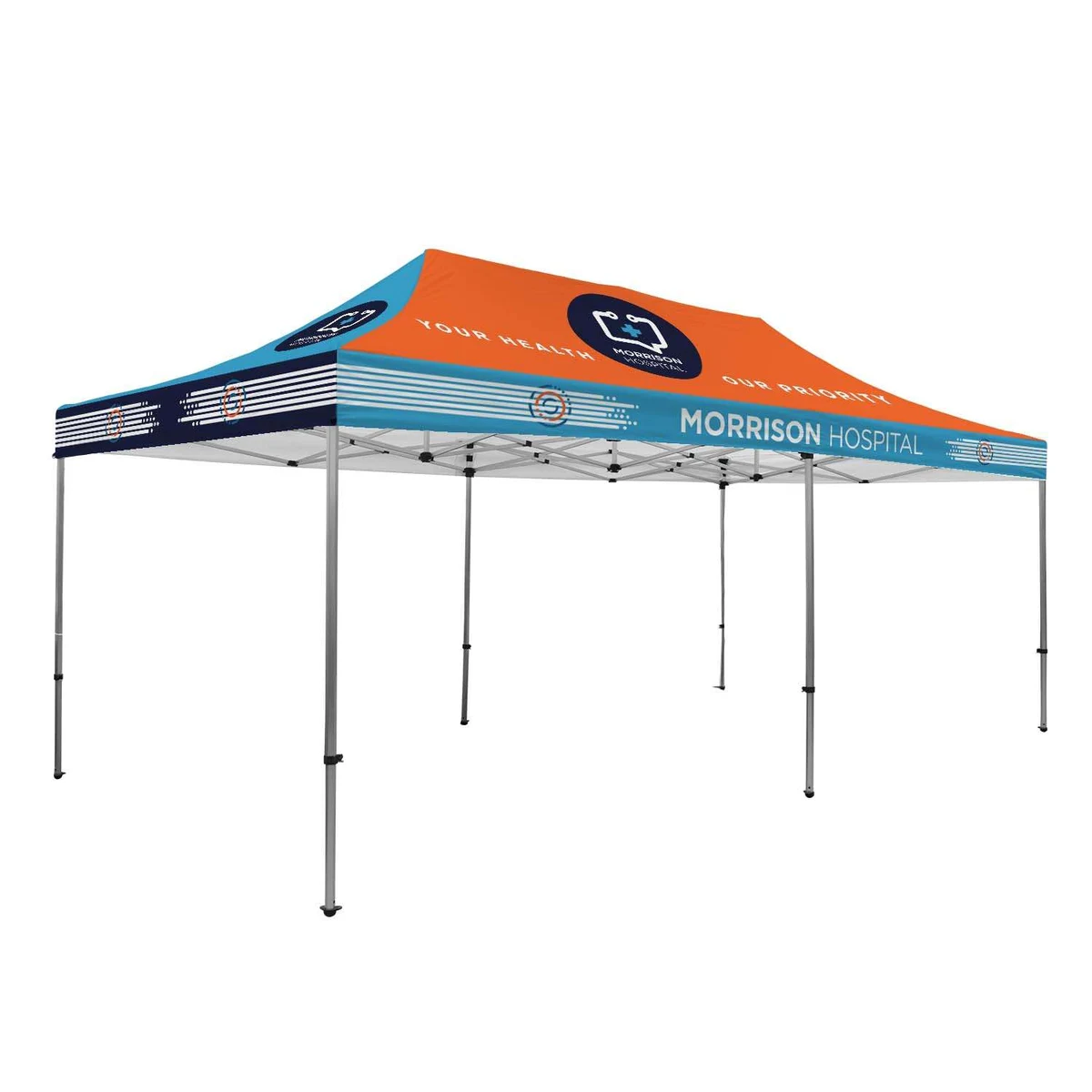 20' Premium Tent UV-Printed Kit 1