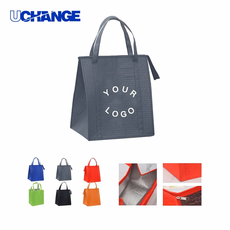 Polypropylene Grocery Tote Bag Cooler Zipper Lining