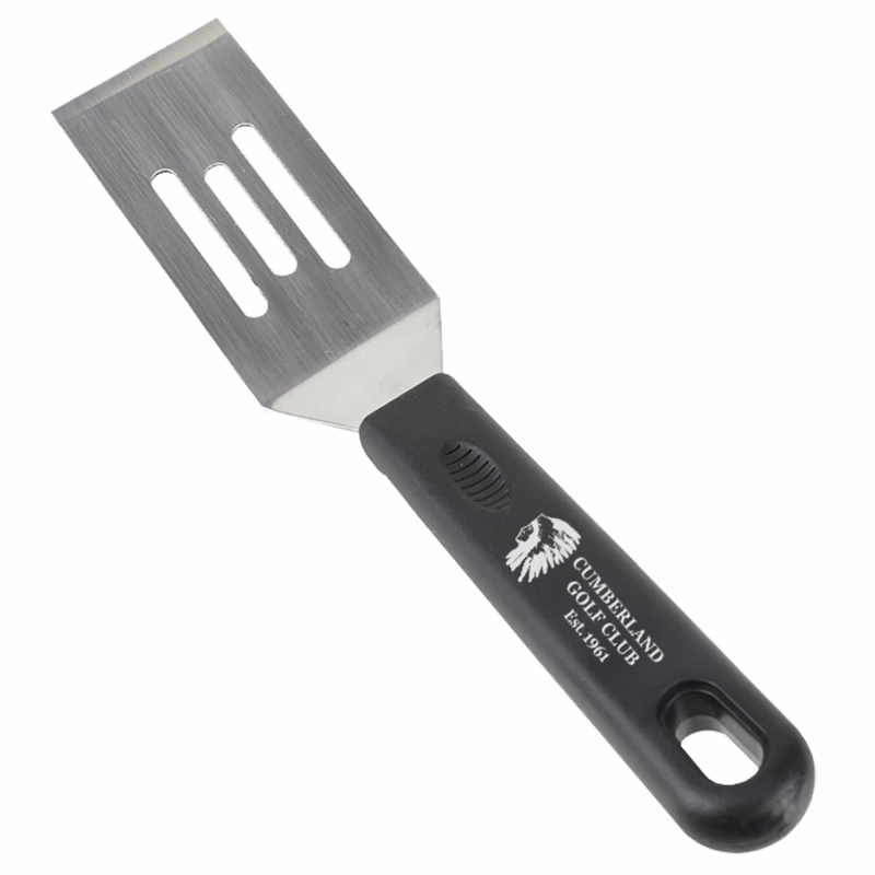Black Handle Slotted Cookie Server