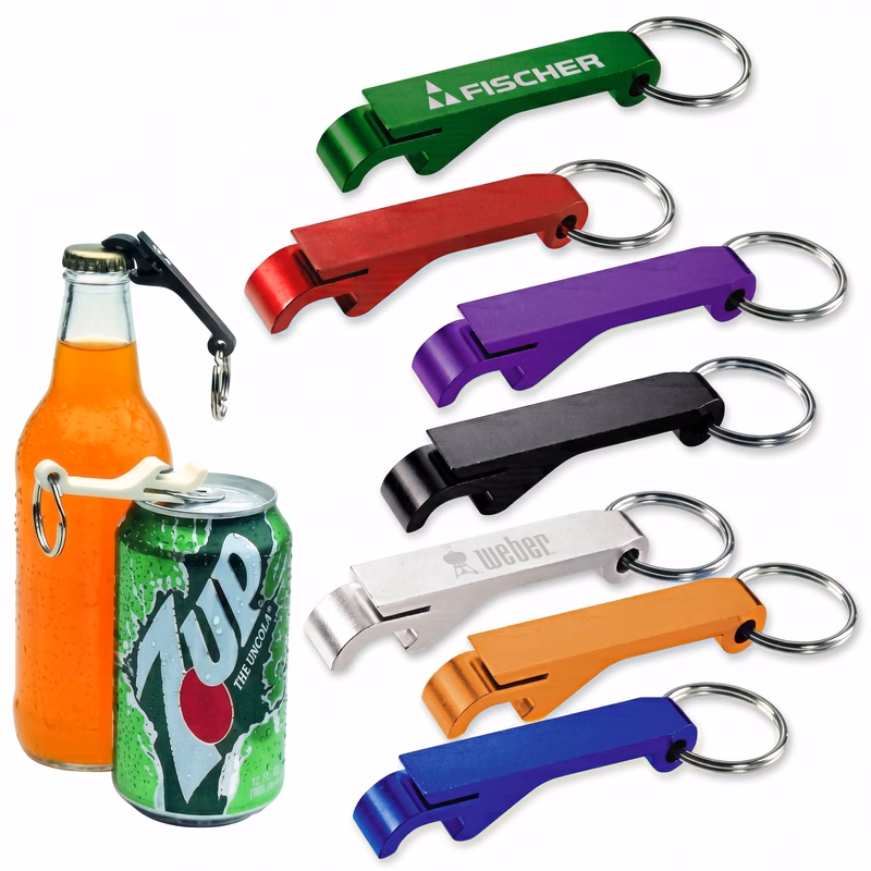 Classic Metal Bottle Opener Keychain
