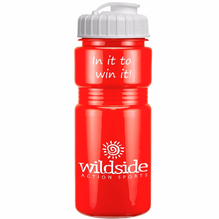 20 Oz. Recreation Bottle w/ Fliptop Lid - Solid Colors