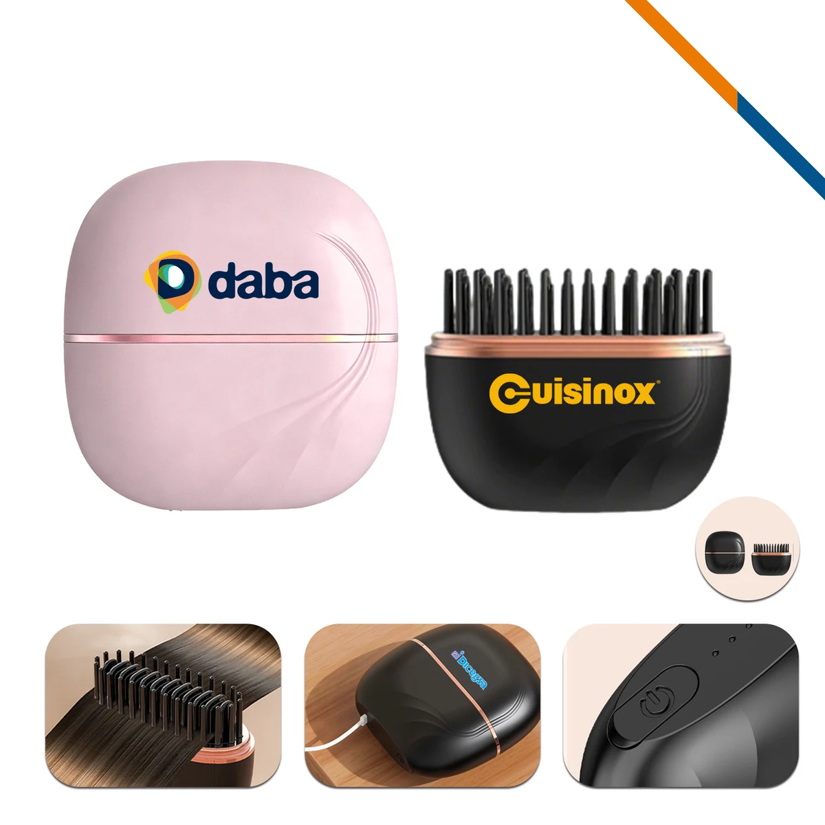 NexaStyle Portable Hair Straightening Brush 1