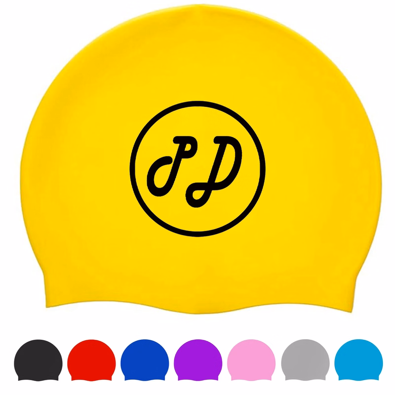 55G Unisex Silicone Adults Swim Cap