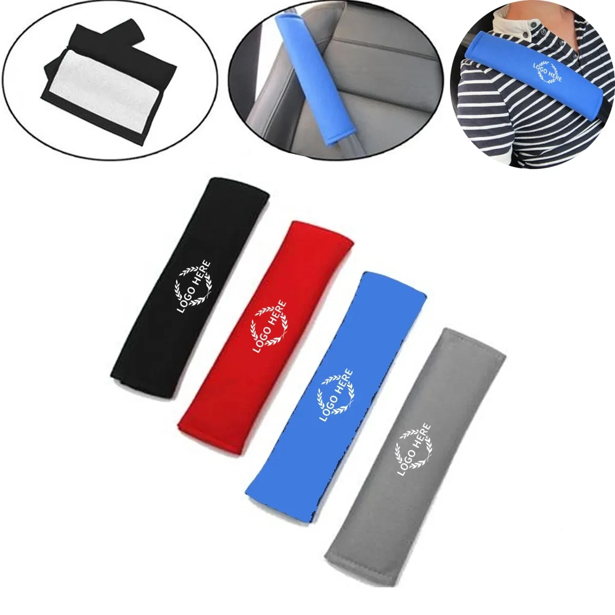 Car Safety Seat Belt Shoulder Strap Pad 1