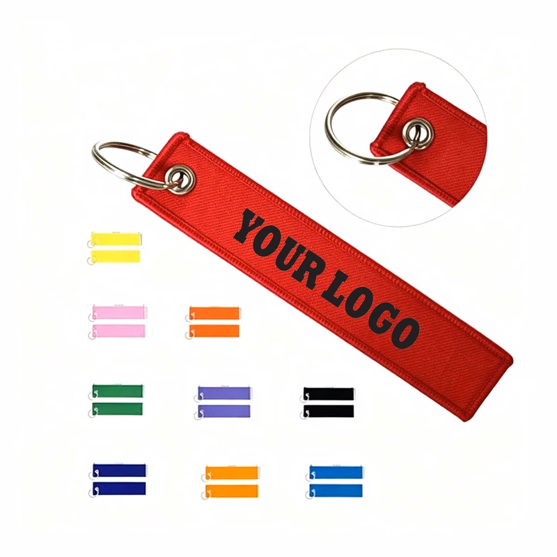 Custom Embroidered Keychain