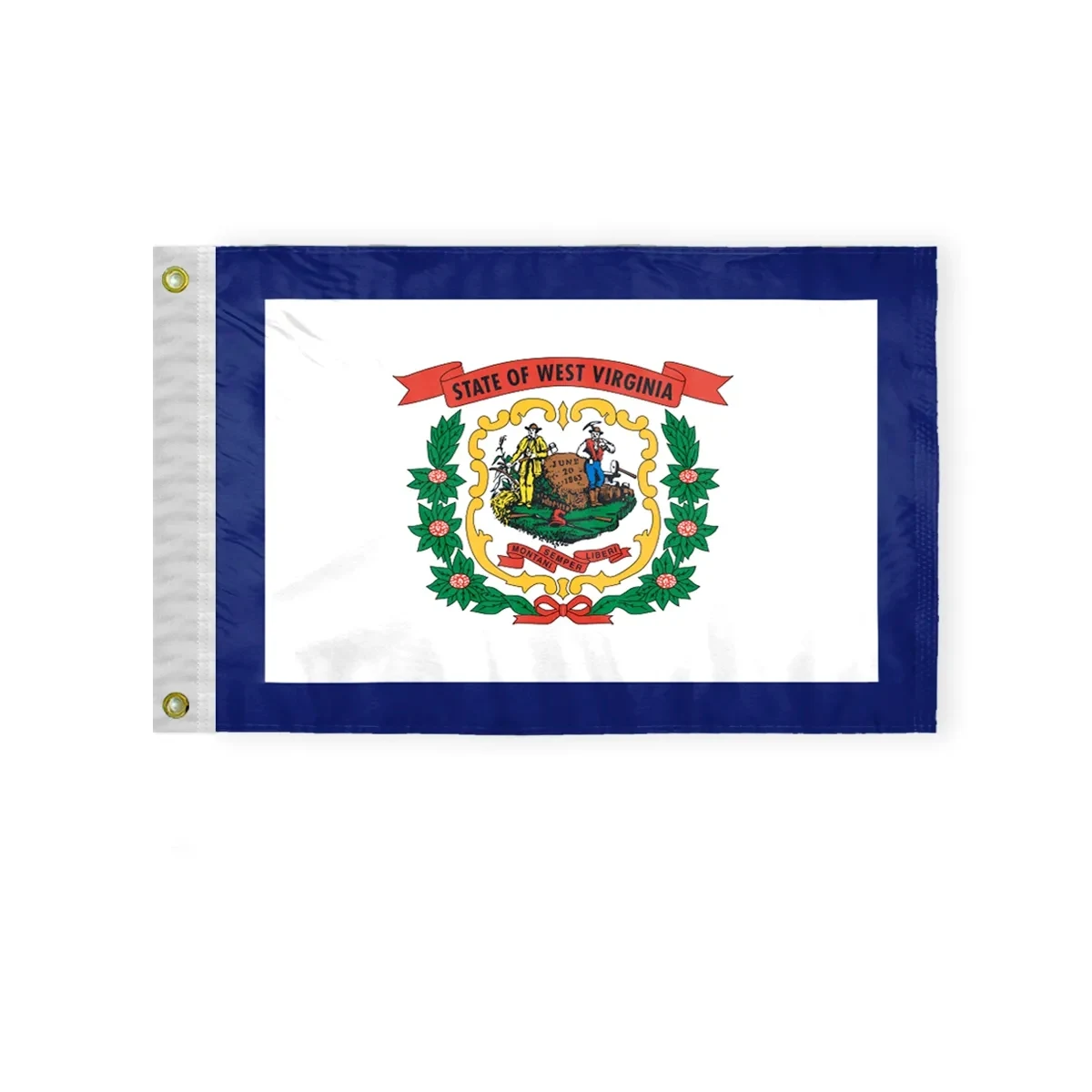 12"x18" to 8'x12' West Virginia Nylon Flags 1