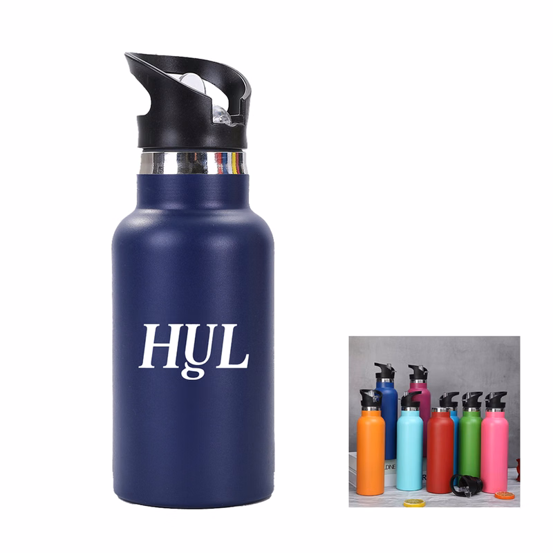 20 oz Straw Lid Insulated Stainless Steel Water Bottle