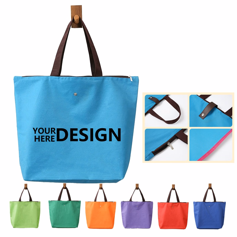 Portable Foldable Oxford Cloth Shopping Bag