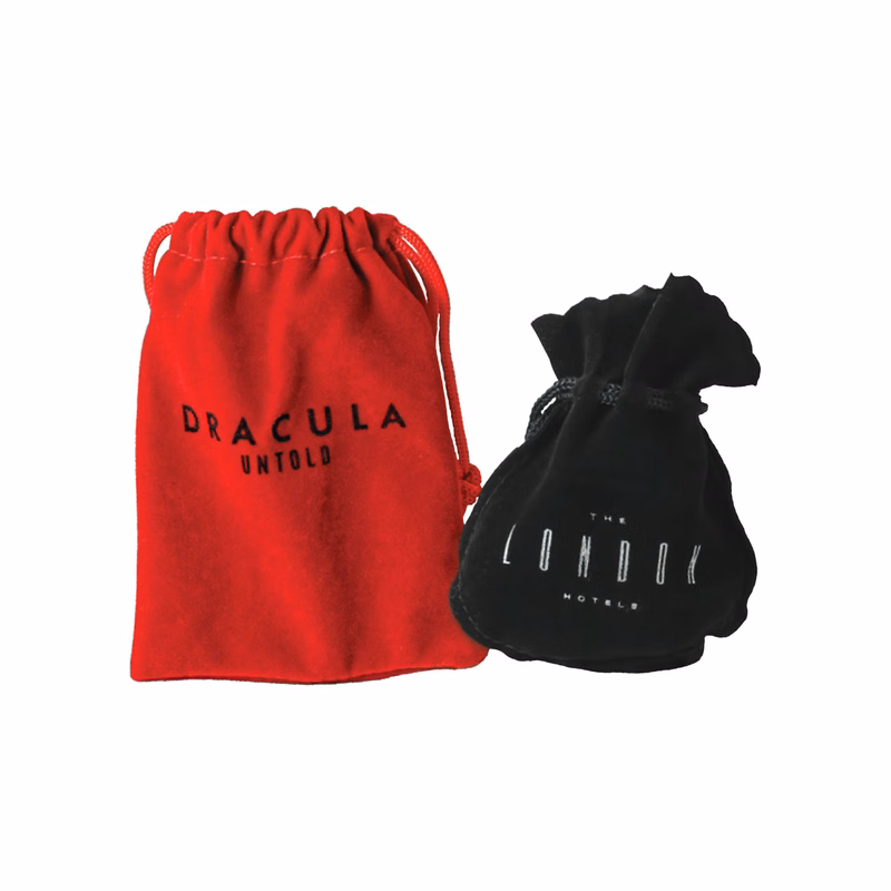 Imprinted Velvet Pouch