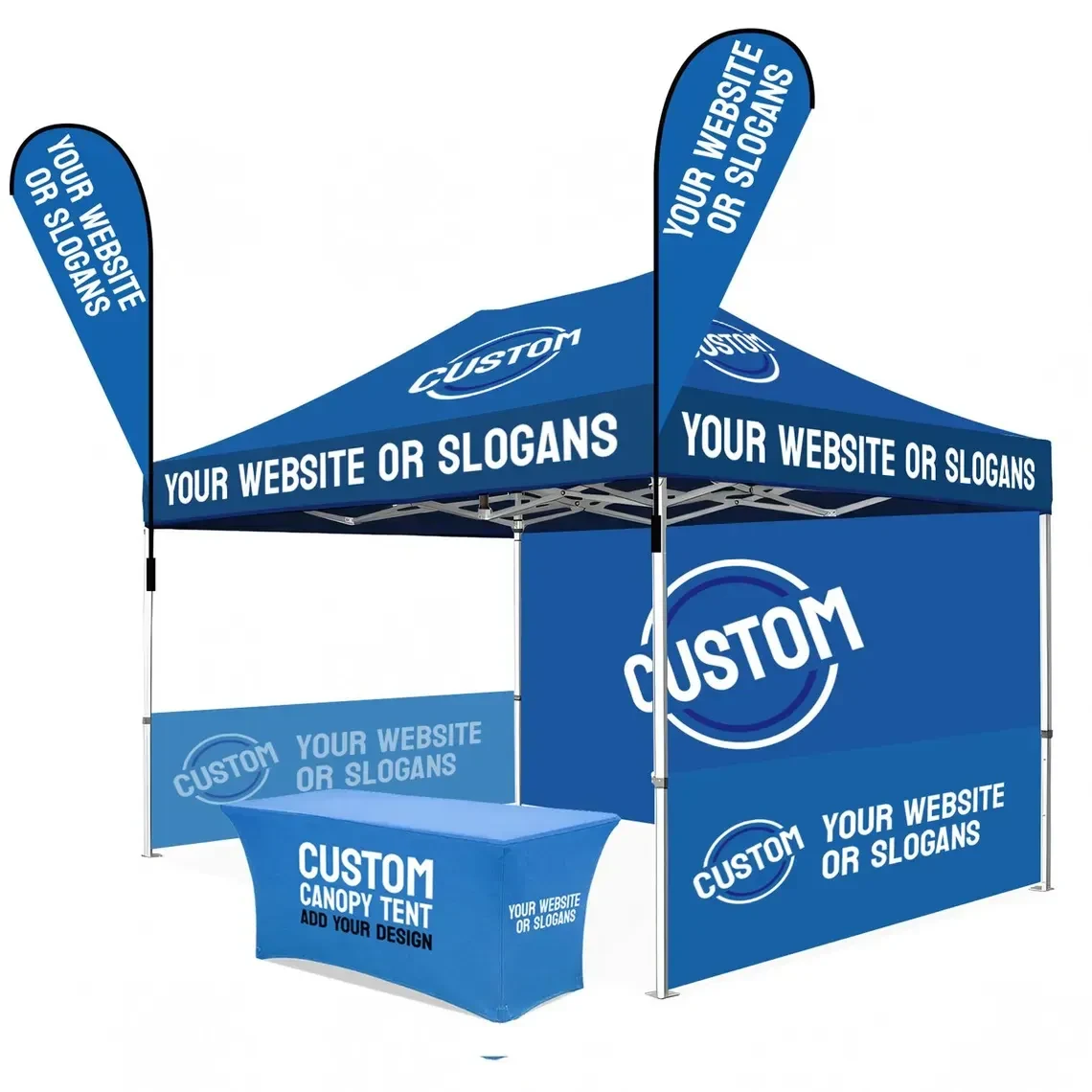 10'x15' Custom Tent Set with Digital Full Dye Sublimated 1