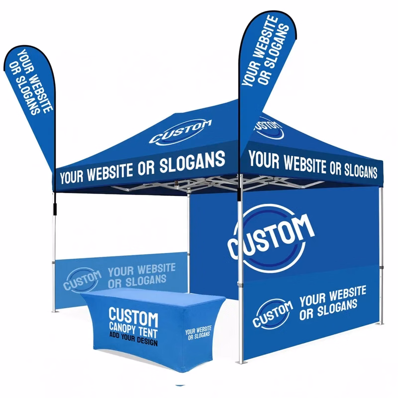 10'x15' Custom Tent Set with Digital Full Dye Sublimated