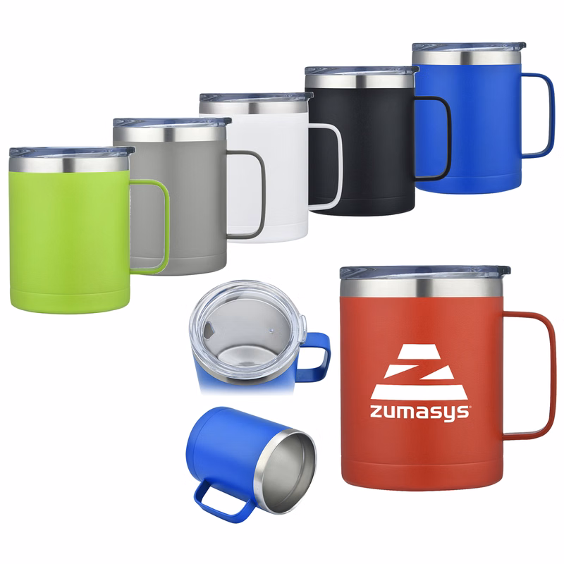 14 Oz. Stainless Steel Vacuum Camping Mug