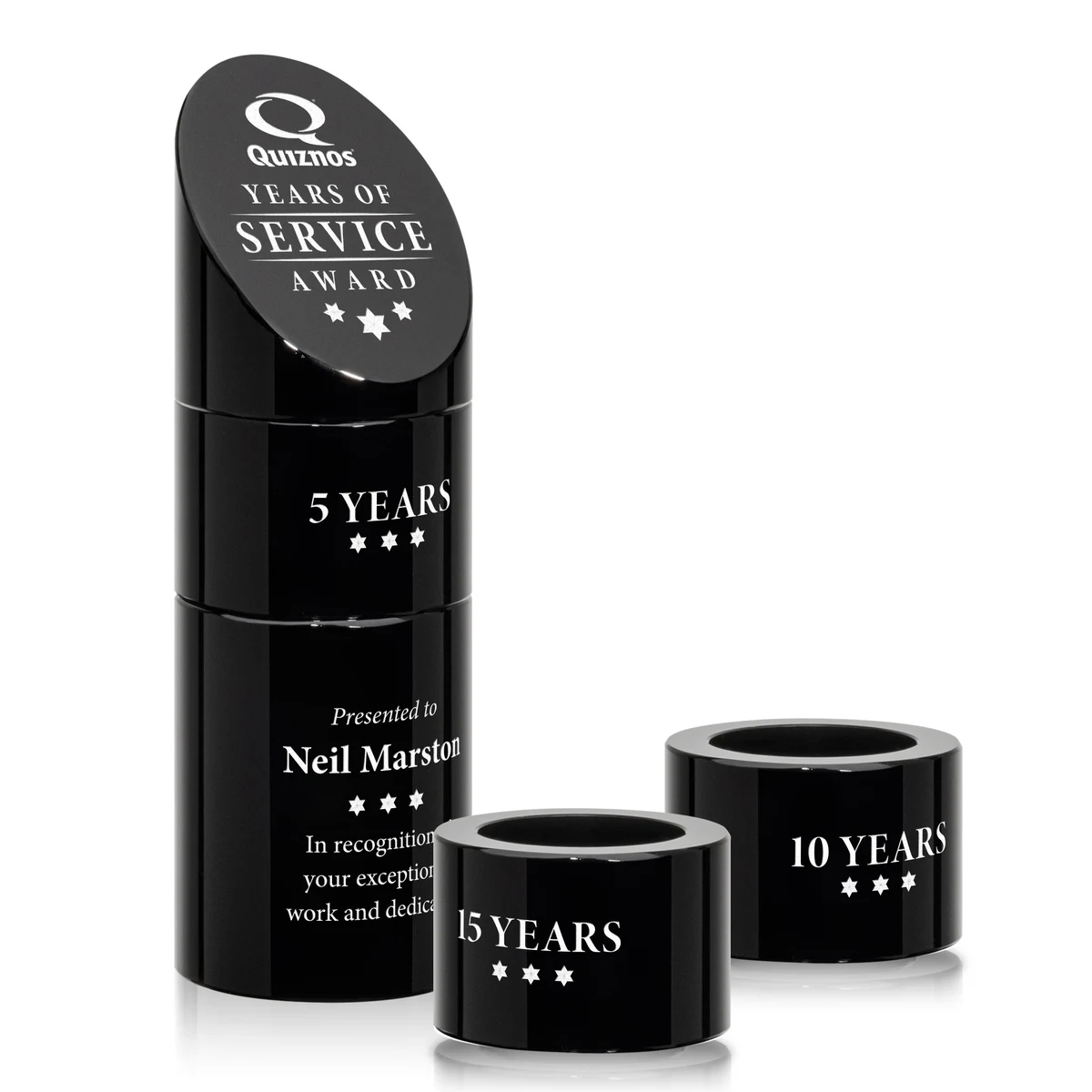 Atlantis Stacker Award - Black 1