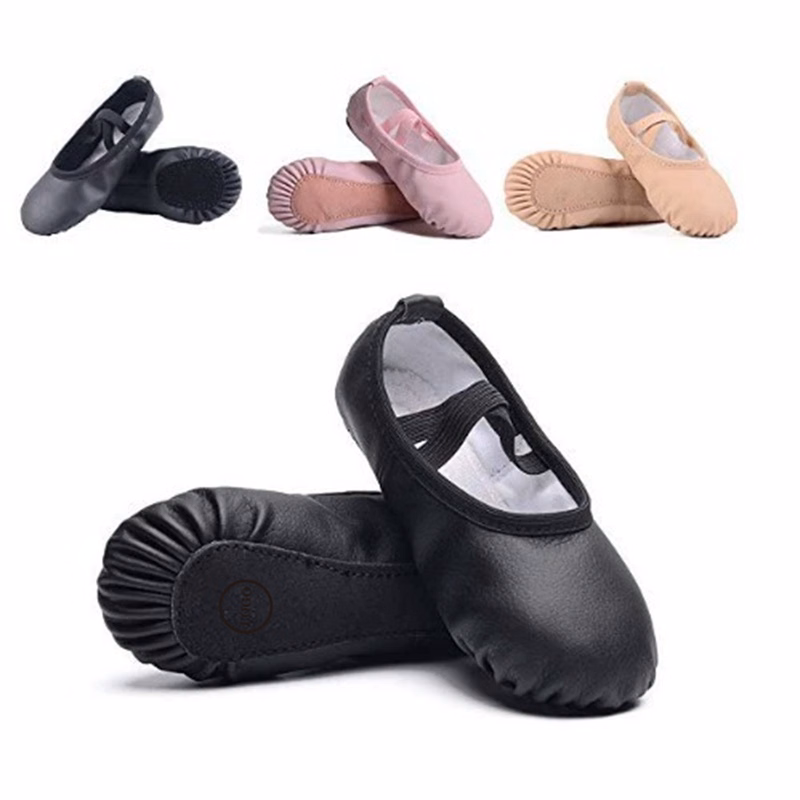 Professional Leather Sole Ballet Shoes