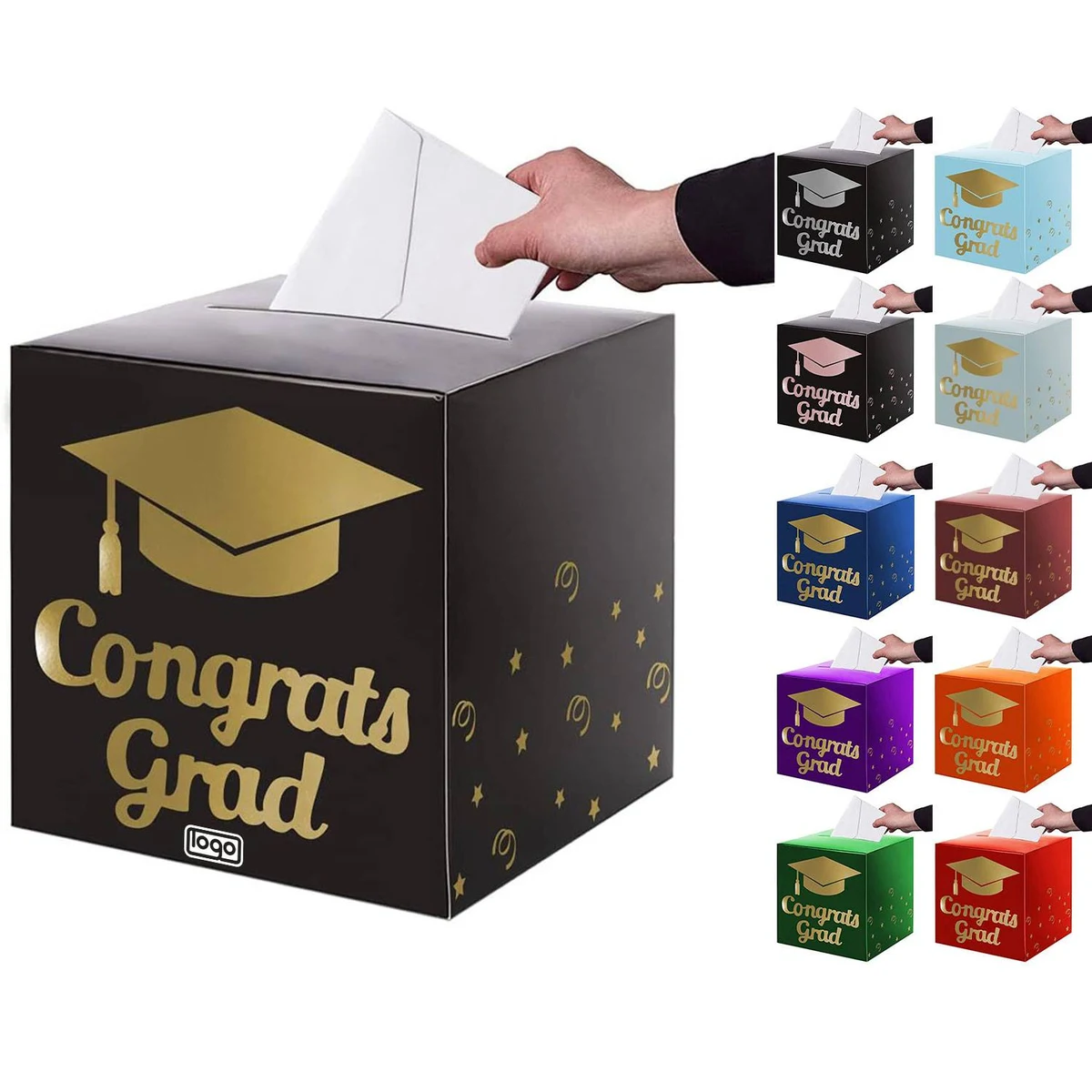 Foldable Cardboard Decoration Box for Graduation Party 1