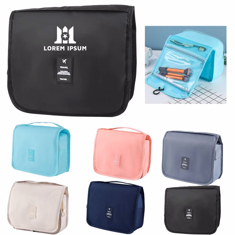 Hanging Toiletry Bag with Multiple Pockets for Bathroom & Travel