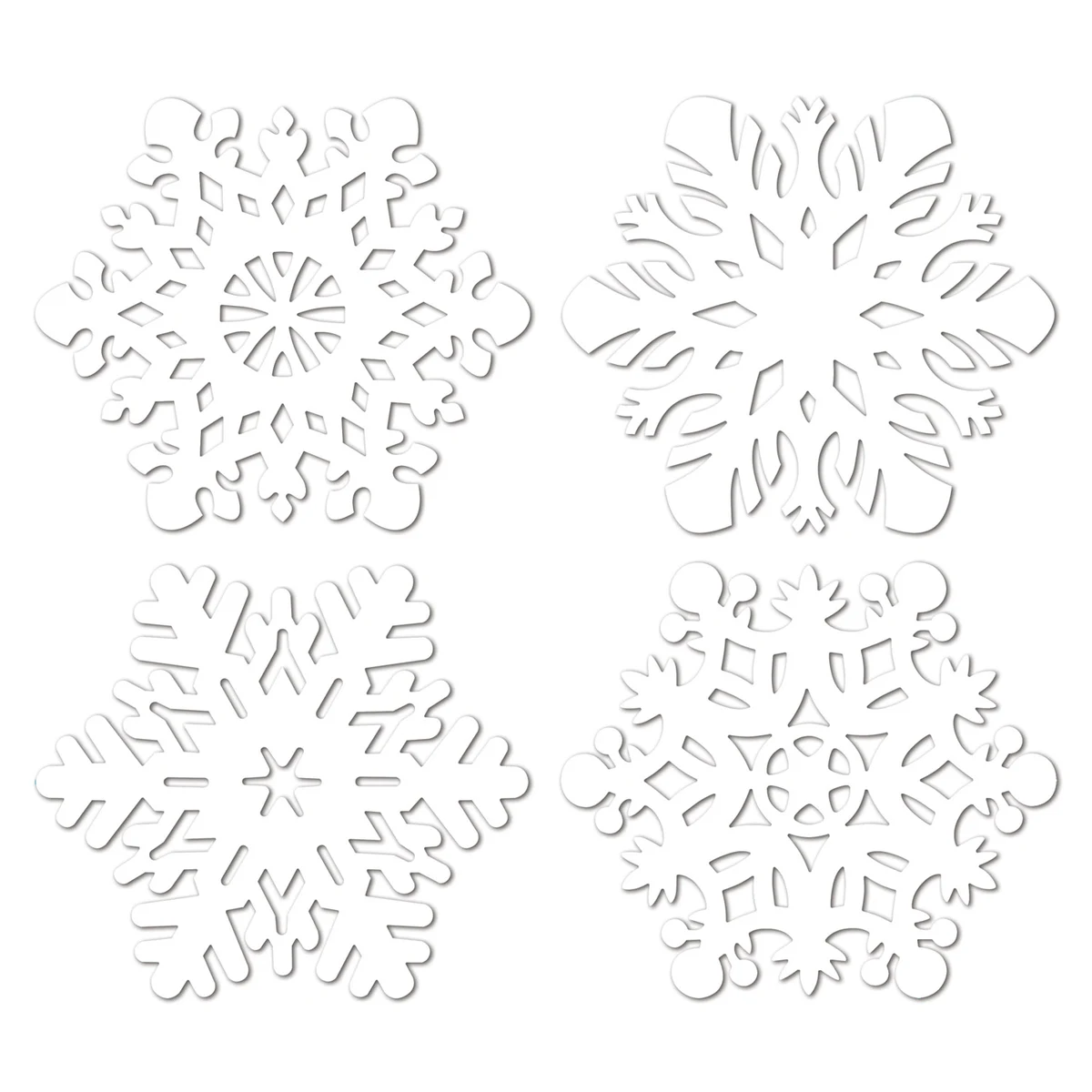 Die Cut Snowflake Cutout 1