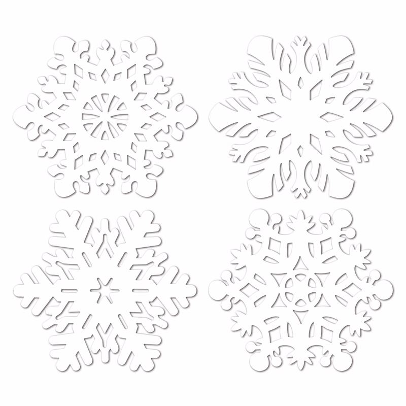 Die Cut Snowflake Cutout