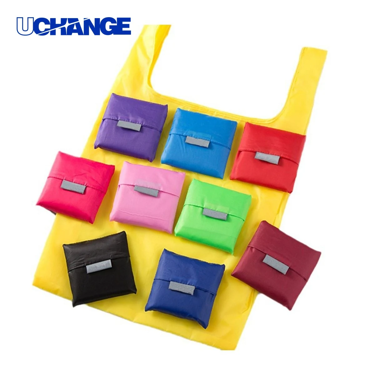 Durable Foldable Oxford Cloth Shopping Tote Bag, custom tote bag with logo imprint 1