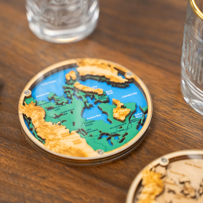 Layered Wood Coaster